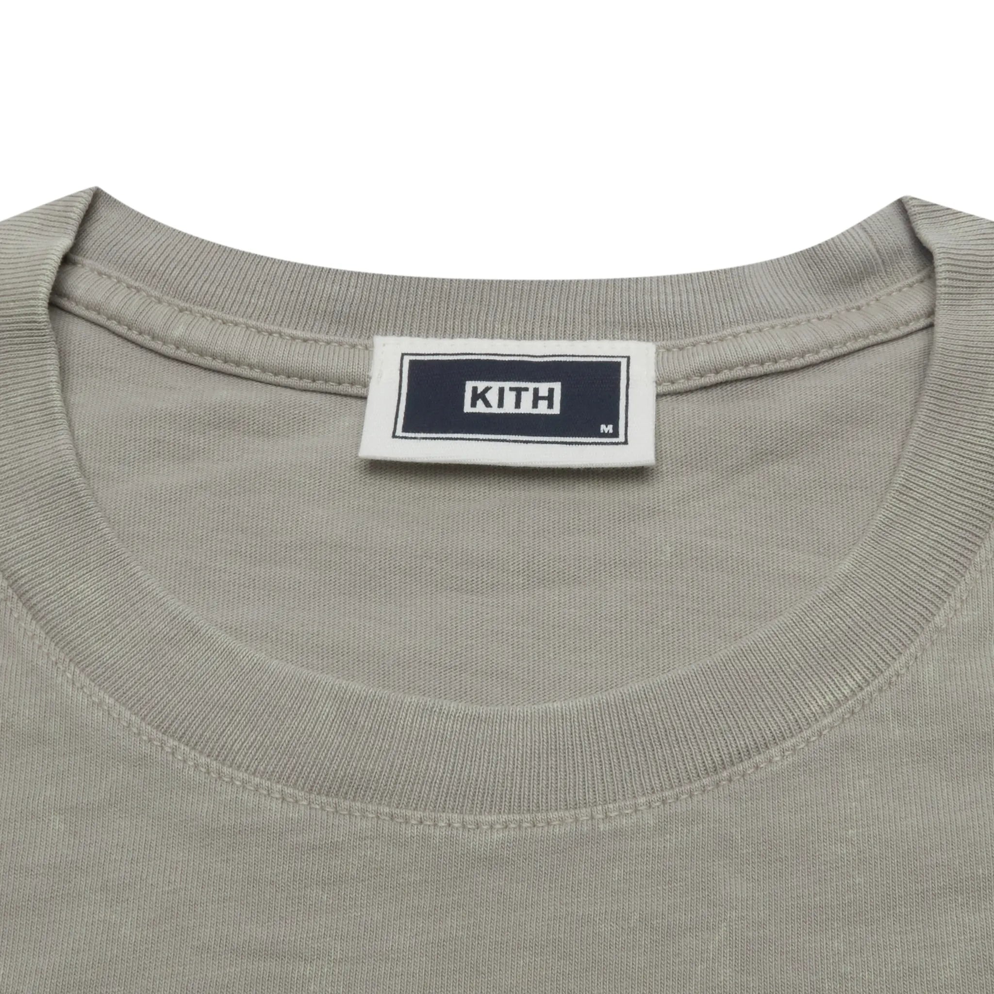 Neck View of Kith Collegiate Vintage Alex Boxy I Astronaut T-Shirt KHMG030027-011